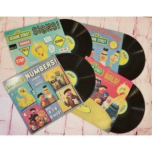 70s-90s Vintage Sesame Street Records